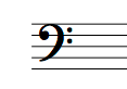 bass clef